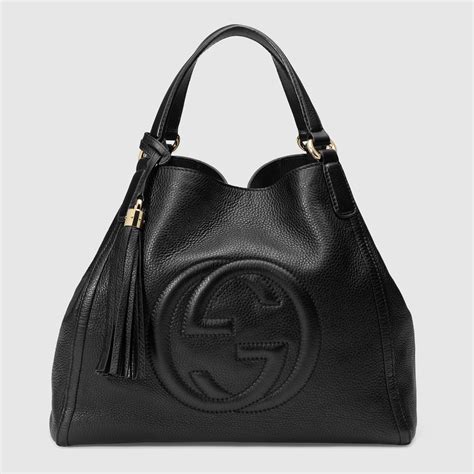 gucci black shoulder purse|gucci shoulder bag outlet.